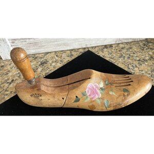 Antique Hand Painted Miller Shoe Stretcher/Shoe Tree